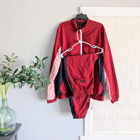 NWT Barney Cools Red Quick Track Suit Set - Picture 3 of 14